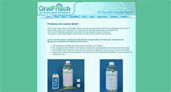Desktop Screenshot of oralfrisch.de